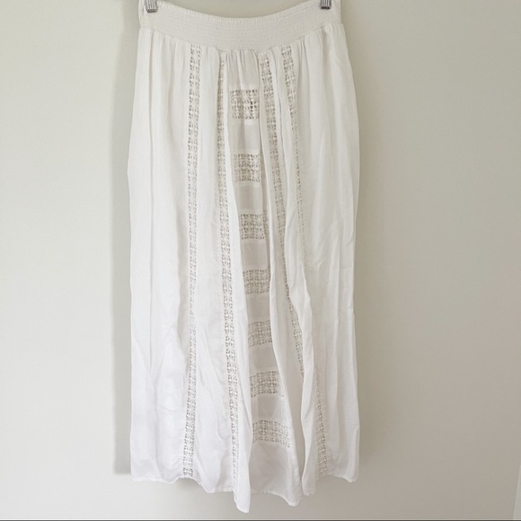 Anthro Maeve Calliope Crochet Maxi Skirt | White - Picture 9 of 11